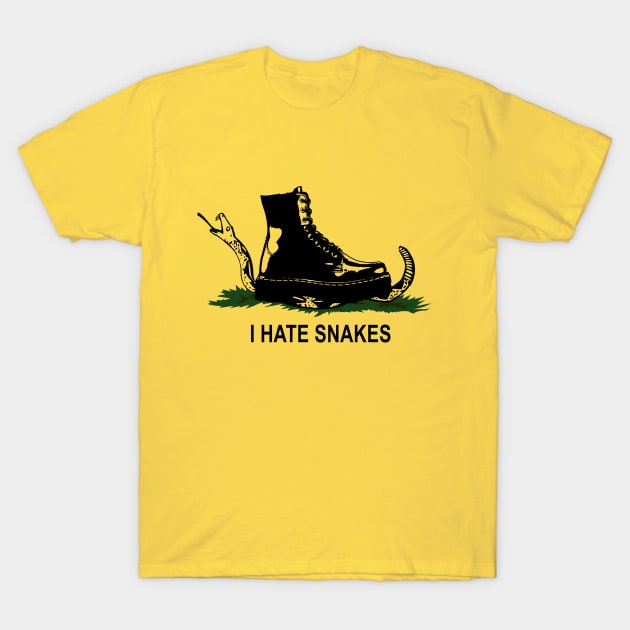 I Hate Snakes T-Shirt by kthorjensen